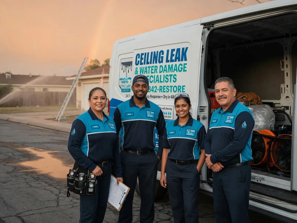 Ceiling Leak Cleanup company in Bend, TX